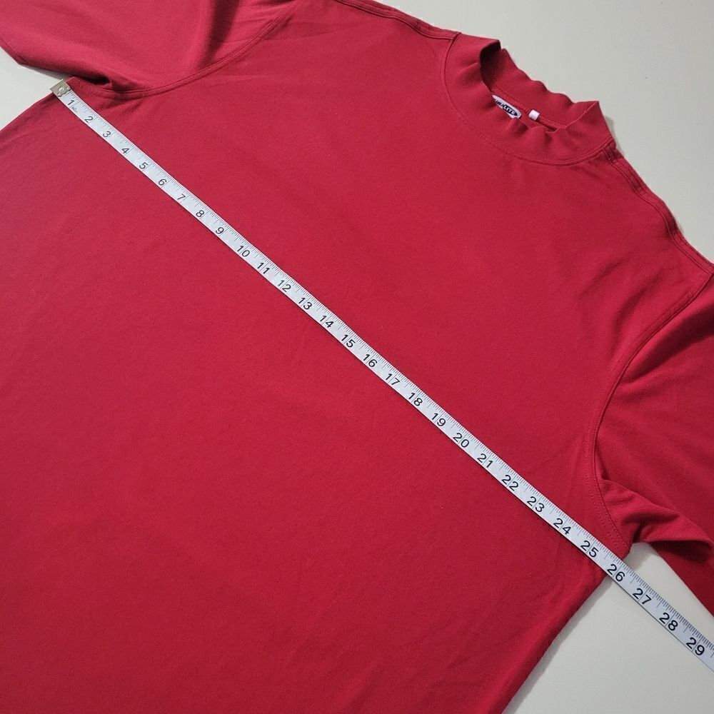 Adidas Men's Red Climalite Stretch Long Sleeve Top - Picture 3 of 13